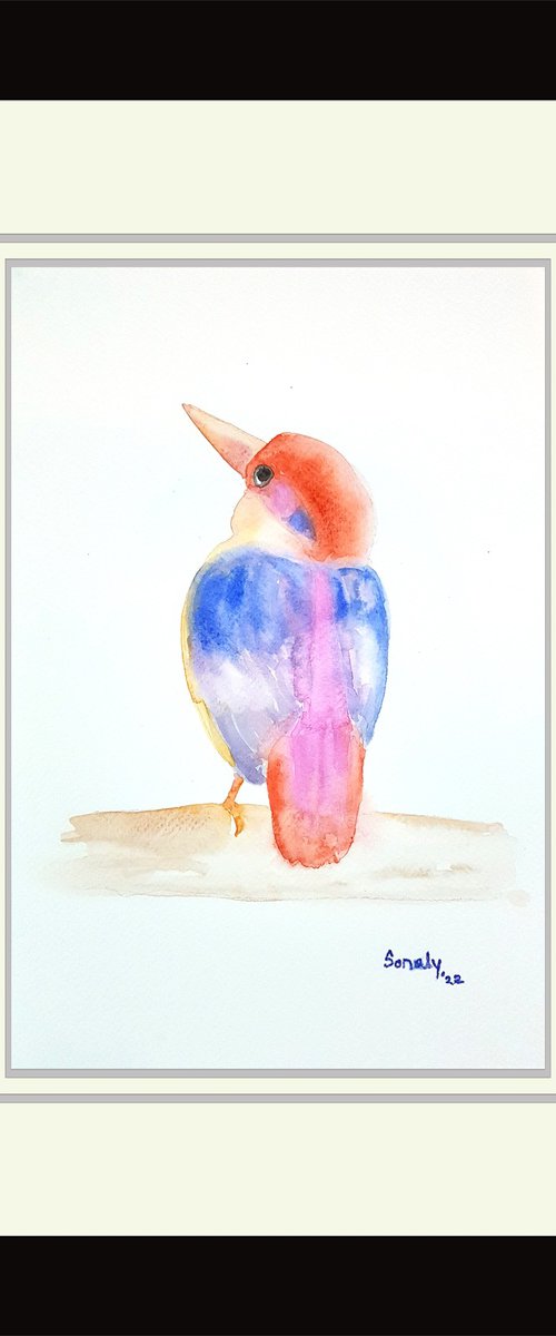 WATERCOLOR - BIRDS 1 by Sonaly Gandhi