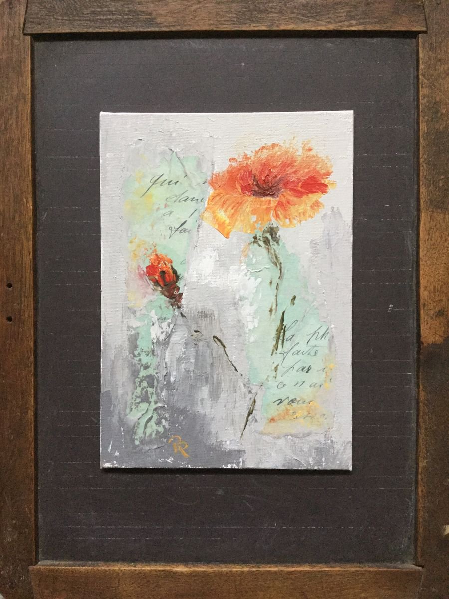 Poppies for Remembrance #1 by Rebecca Pells