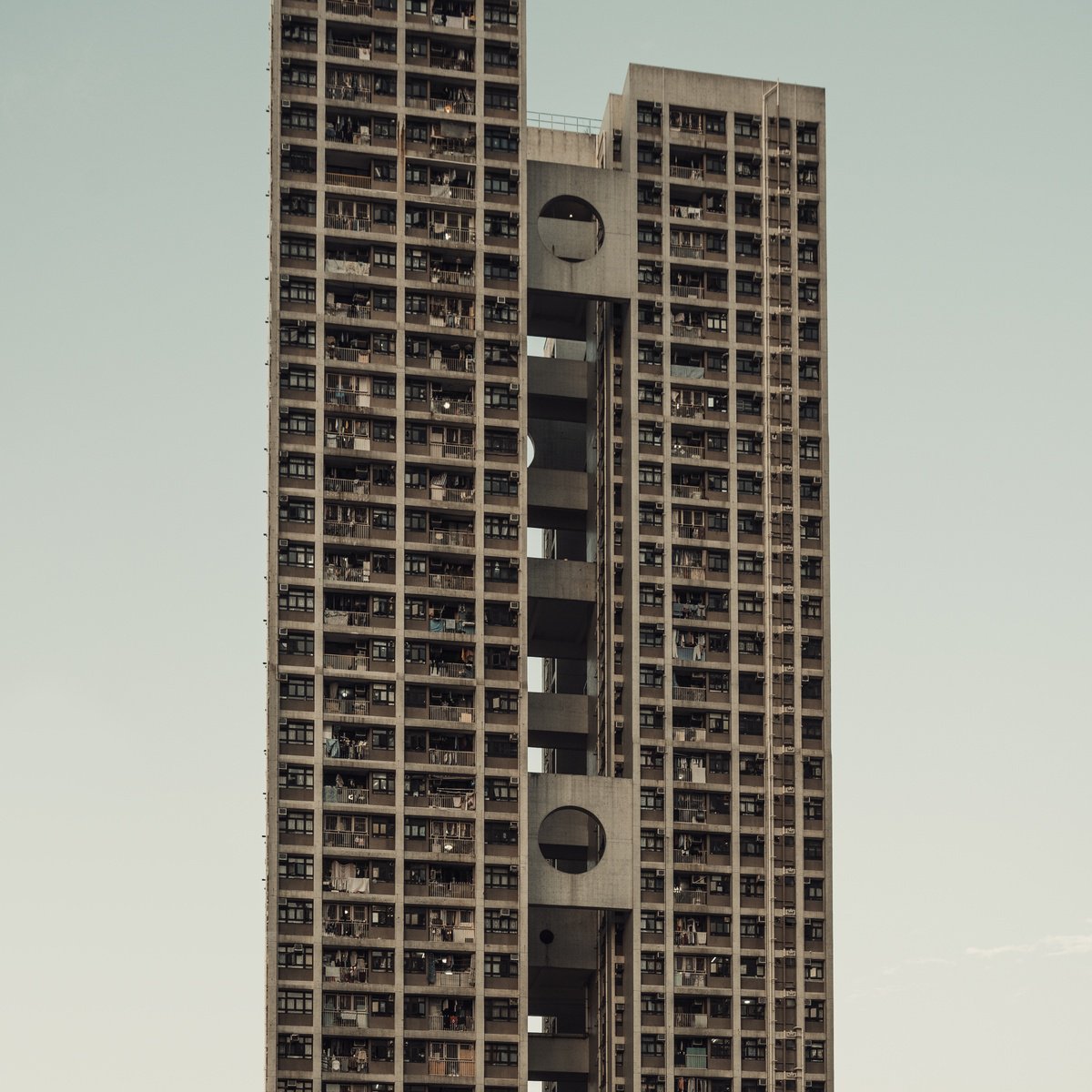 Geometric Cityscapes Photograph By Serge Horta, 24 X 24", Silent Souls (M), Original Artwork