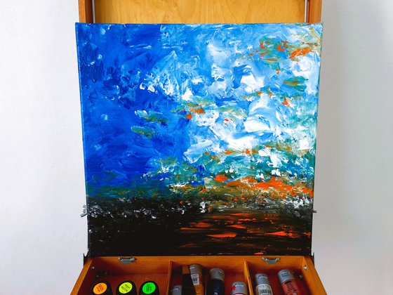 Landscape with a lake 1