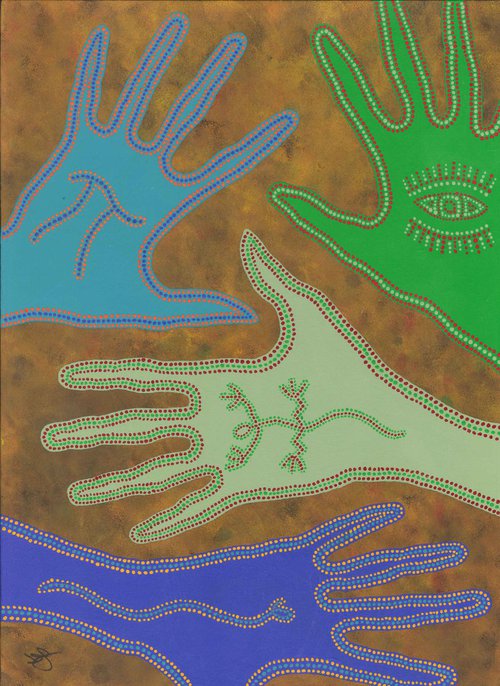 Aboriginal Hands by James Knights