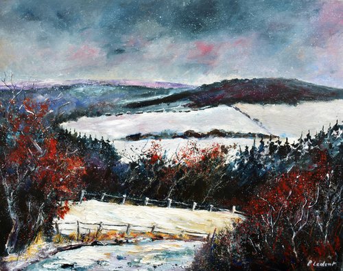 Bois Jacques in winter by Pol Henry Ledent