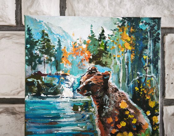 Oil horses painting