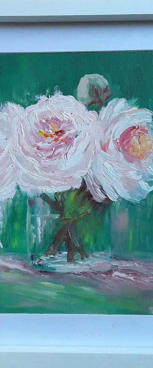 Pink Rose Thoughts by Therese O'Keeffe