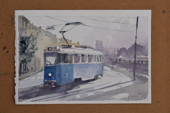 Old tram....