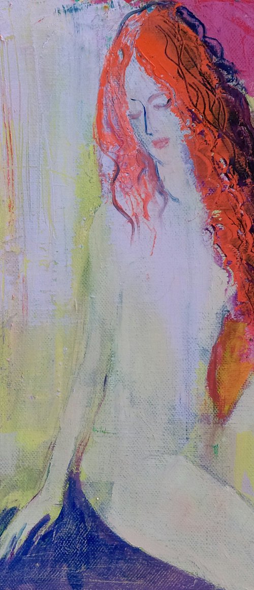 GIRL WITH RED HAIR by Victoria Cozmolici