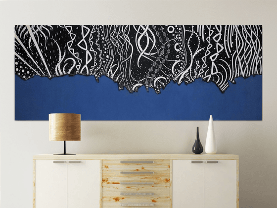 The Diamond sea #2 (218x84 cm)