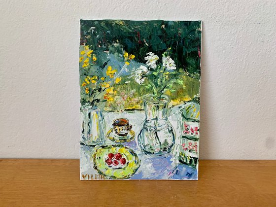 Still life in garden