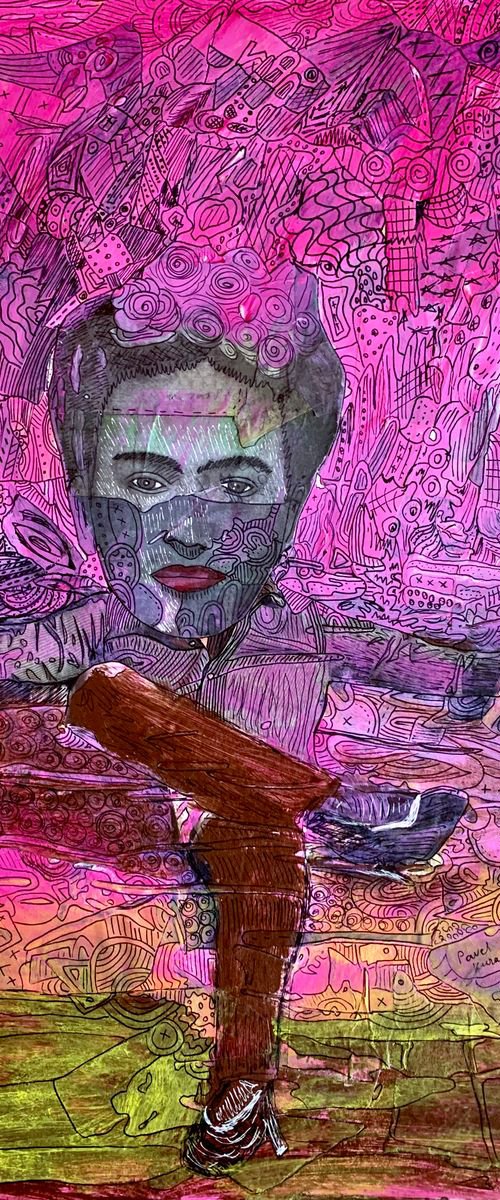Feminist Frida Kahlo by Pavel Kuragin