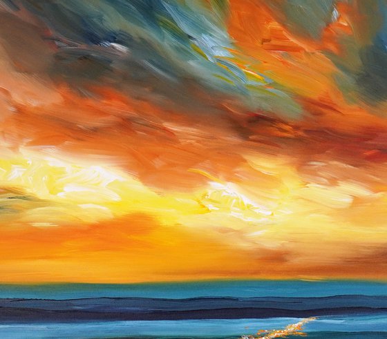 Romantic Evening Landscape D 2