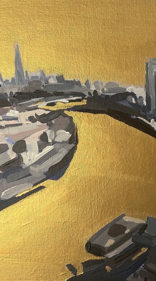 Gilded Thames 5 by Sarah Adams