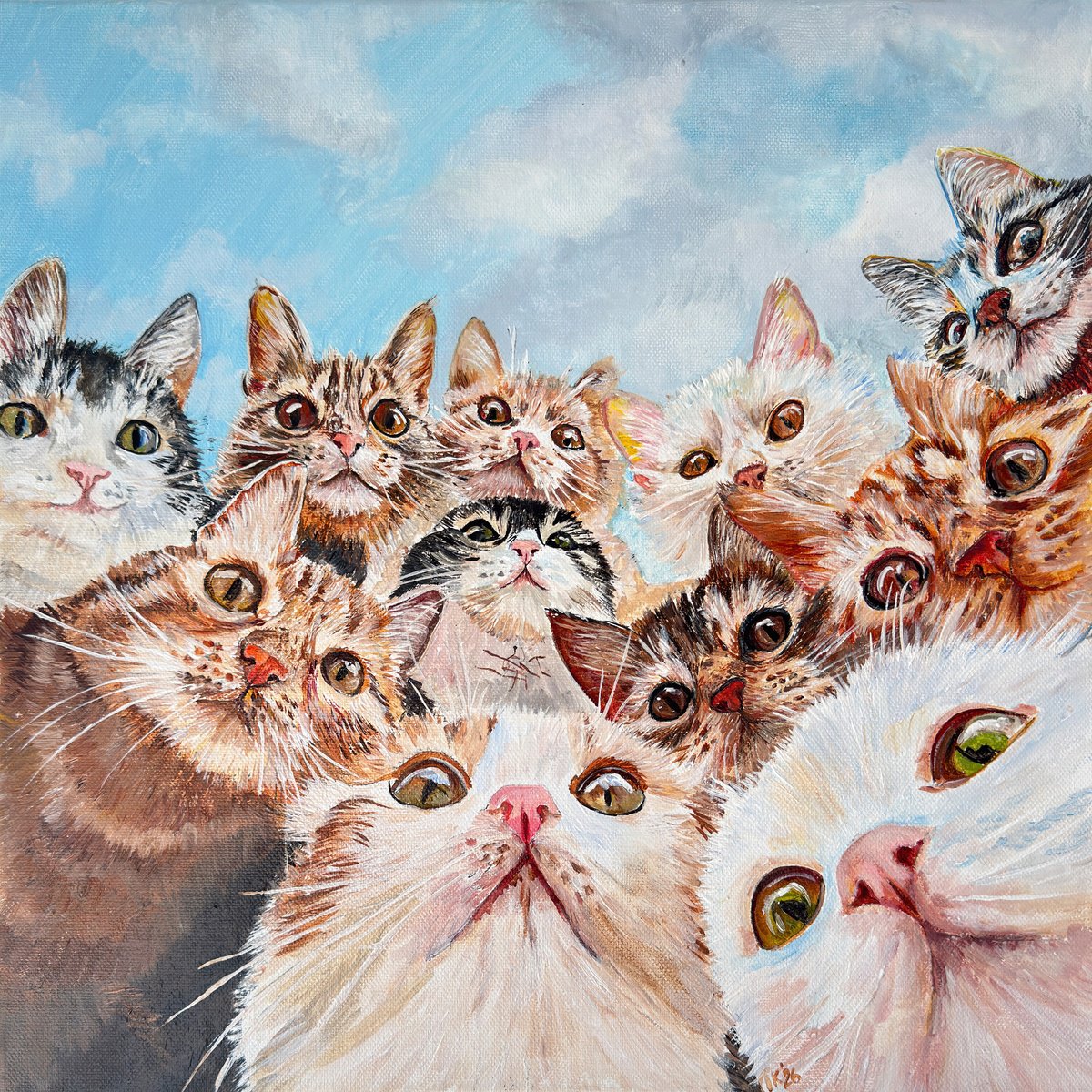 Wake Up. We Are Starving By Irina Kurganskaya, 16 X 16, Artwork For Sale On Artfinder