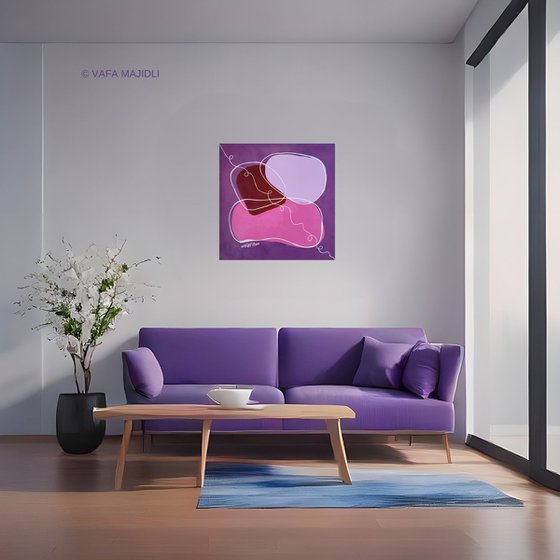 Zen. Stones of Purple Nature