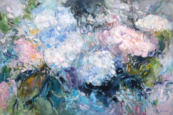 Hydrangeas in a Dream Garden
