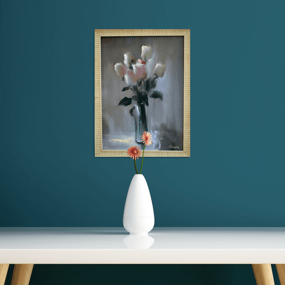 Roses in vase