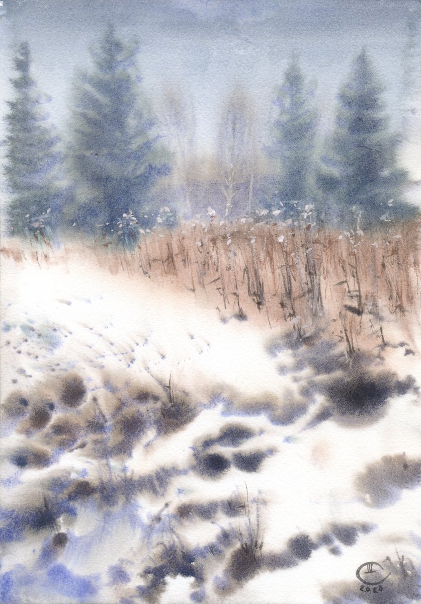 Winter. Beginning. by Tatyana Tokareva