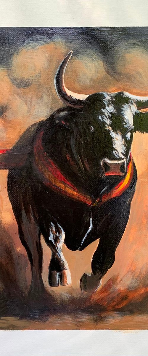 Bull by Anzhelika Klimina
