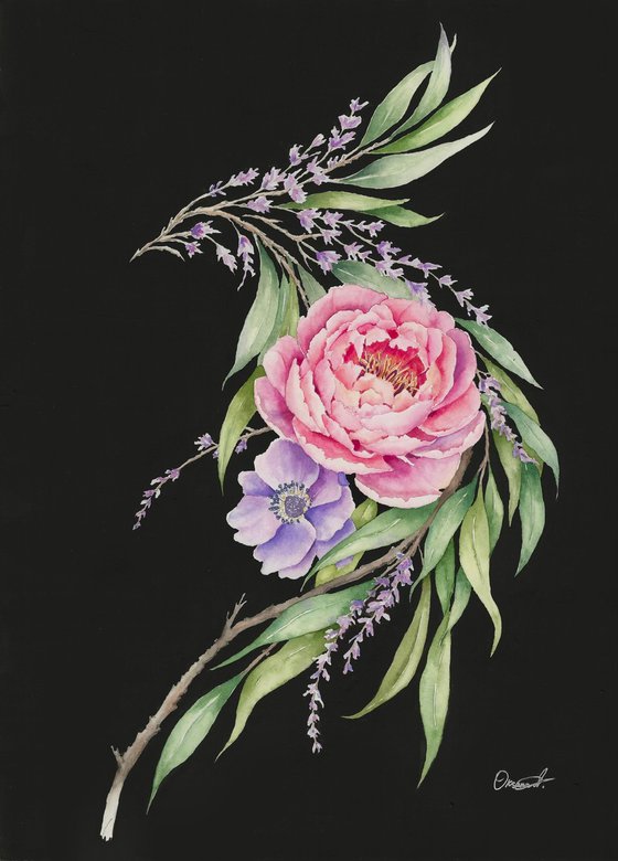 Peony Plumage