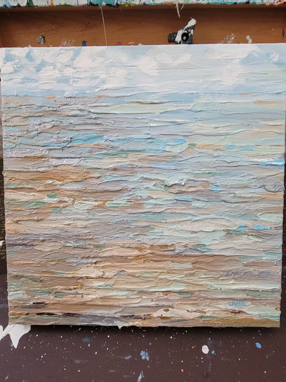 California Shore, 16 x 16 x 1.5"