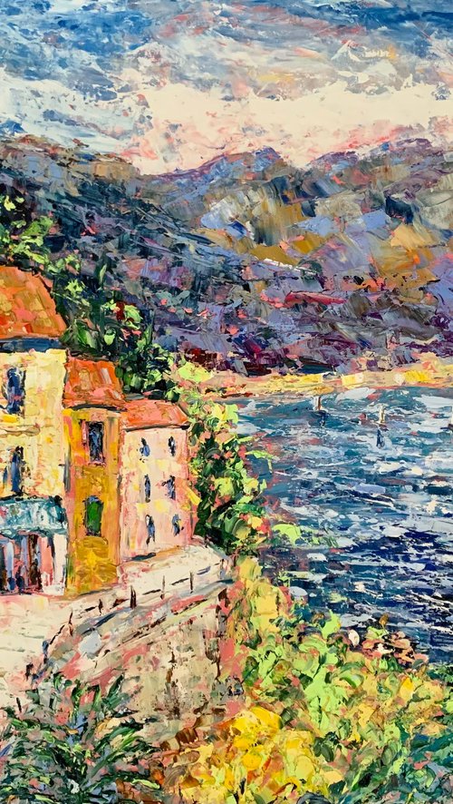 French Riviera landscape by Vilma Gataveckienė