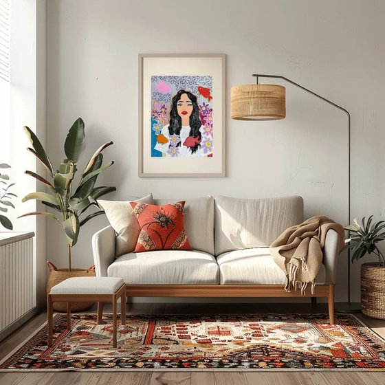 She Dreams in Color and Water