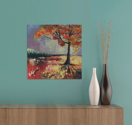 Lone Autumn Tree