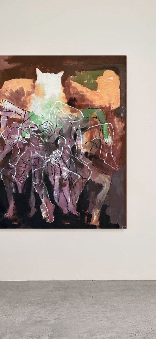 Abstract Wolf by Gela MIKAVA