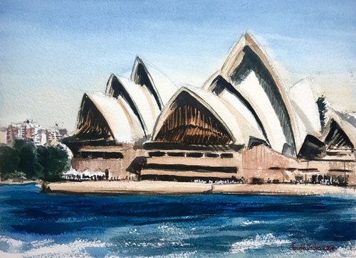 Sydney Opera House - Australia by Joseph Peter D'silva