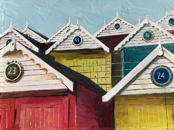 Seaside Beach Huts, Essex