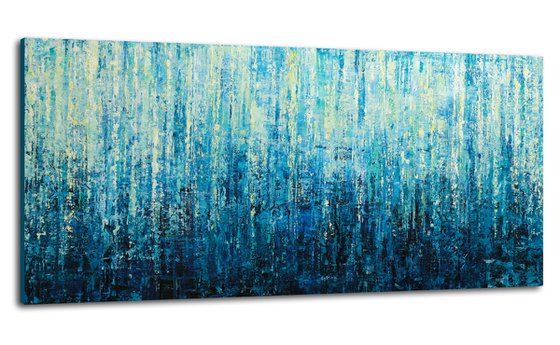 Abstract Turquoise Landscape X