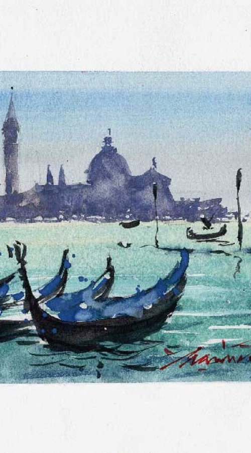 View of the Grand Canal, Venice by Marin Victor