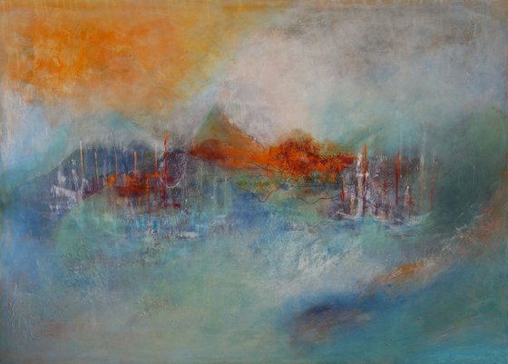 marina brumosa - marine landscape in the mist