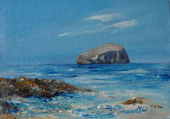 Bass Rock in Spring
