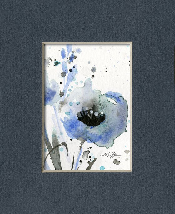 Petite Impressions 2 - Flower Painting by Kathy Morton Stanion