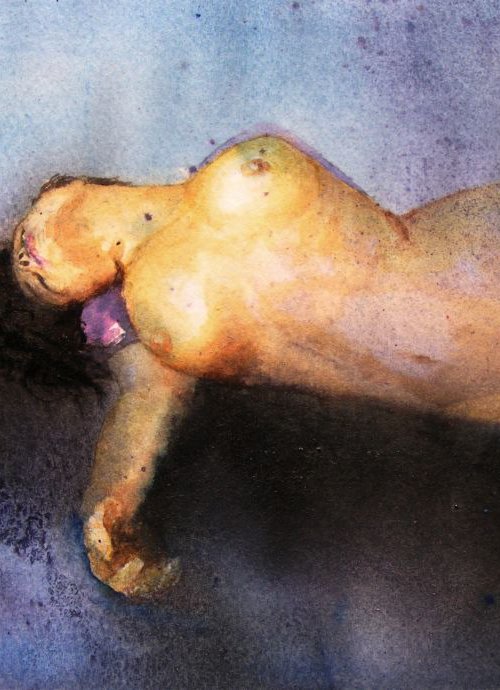 "Nude-Fragments of light and shadow 22" by Ivan  Grozdanovski
