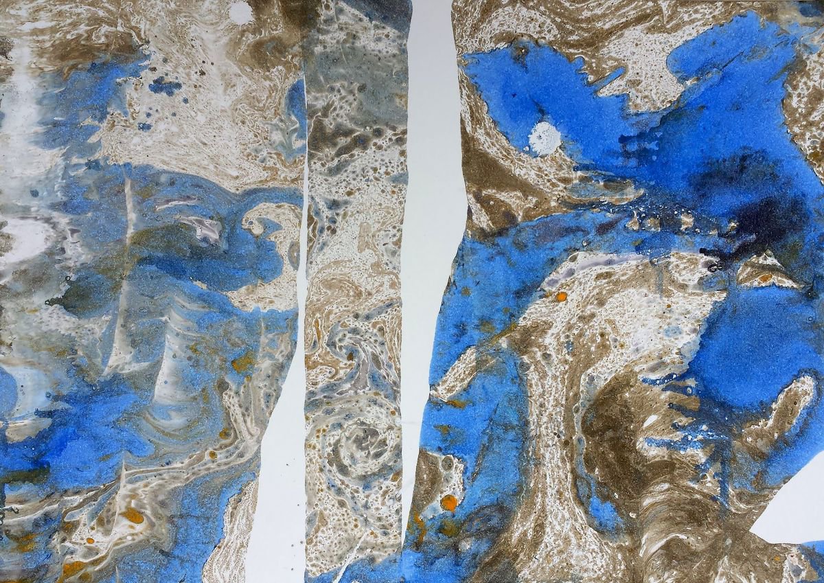 Photorealistic Abstract Painting By Florina Breazu, 16 X 12, We I, Original Artwork