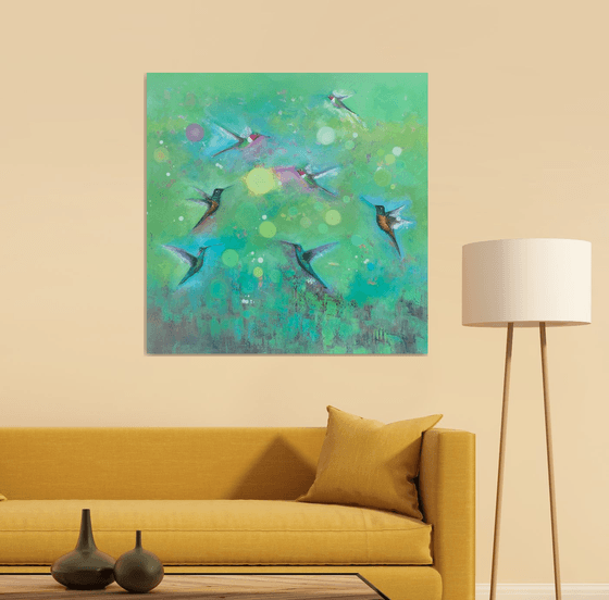 Magical Orbs and Hummingbirds
