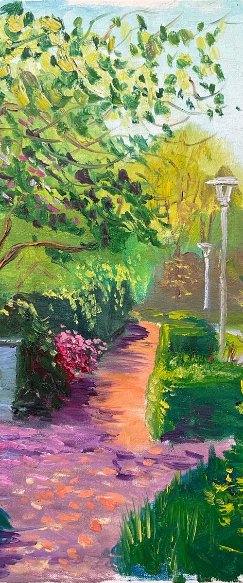 Dutch garden path by Dmitry Fedorov