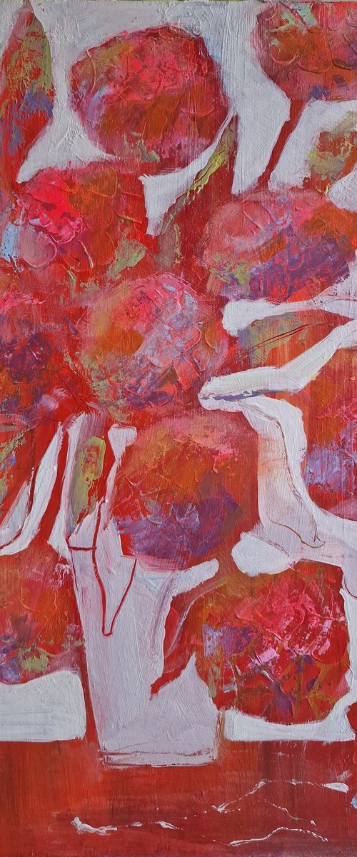 Scarlet Bloom by Lena Stavisiuk