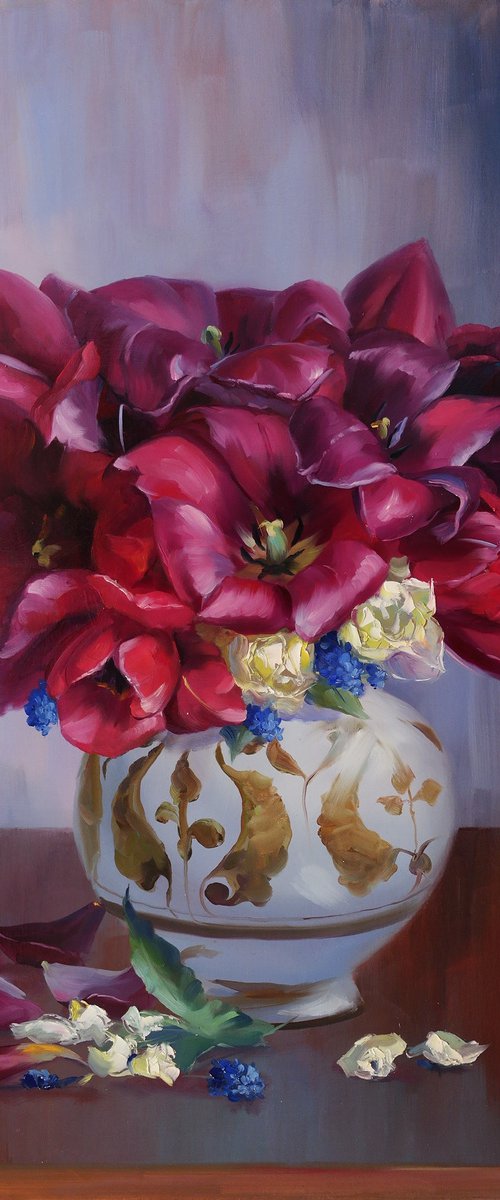 "Bouquet of tulips" by Lena Vylusk