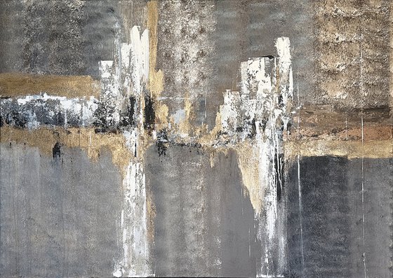 Golden Horizons: Golden Axis Diptych