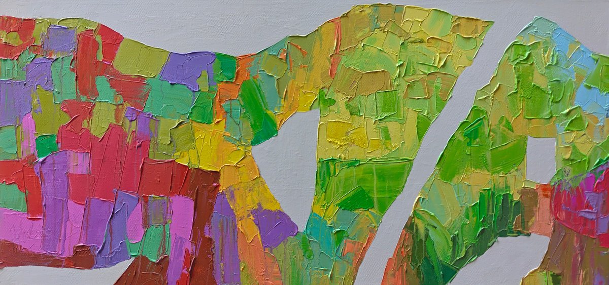  Fragments Of A Living Map By Abhishek Kumar, 46 X 23, Artwork For Sale On Artfinder