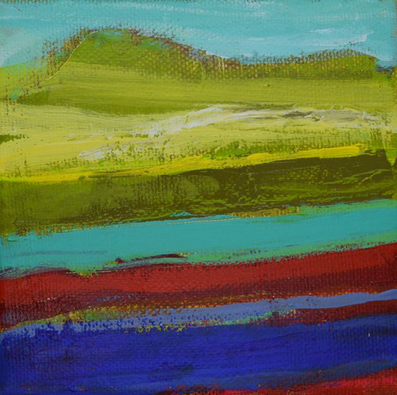 Colorful Landscape Triptych