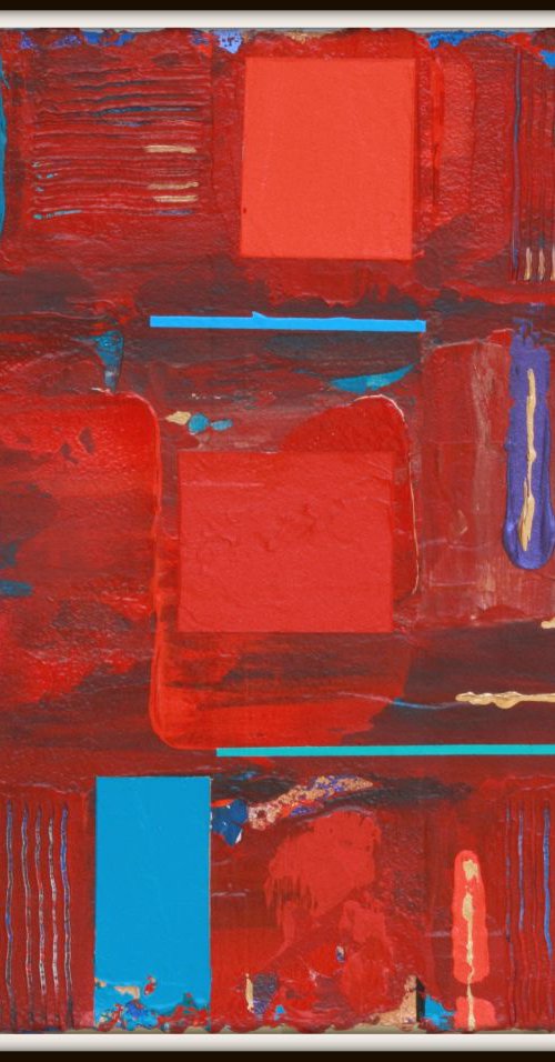 Primitive Art Piece Five by Robert Lynn