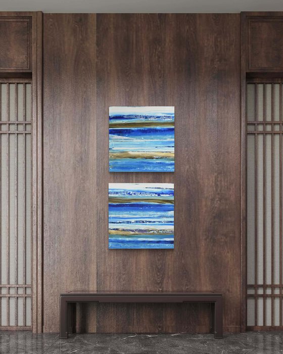 Aqua 11 (Diptych)