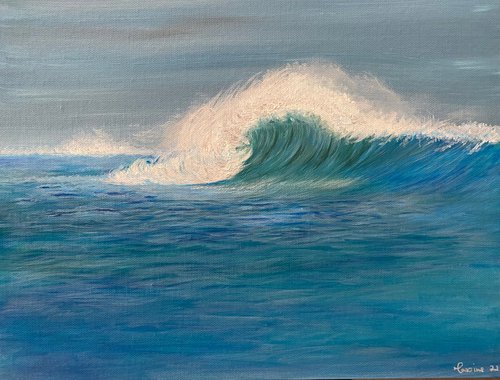 Giant wave by Maxine Taylor