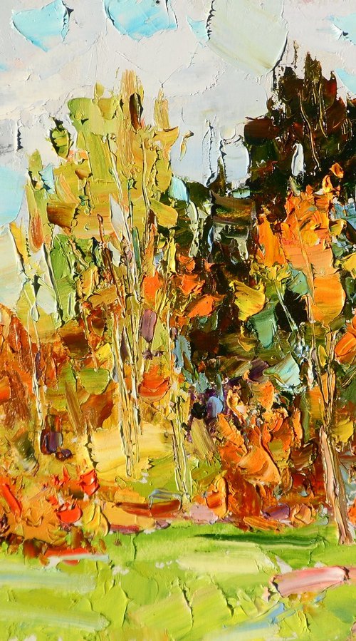 " Autumn landscape " by Yehor Dulin