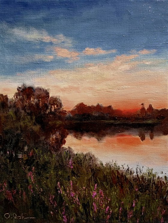 Evening by the lake