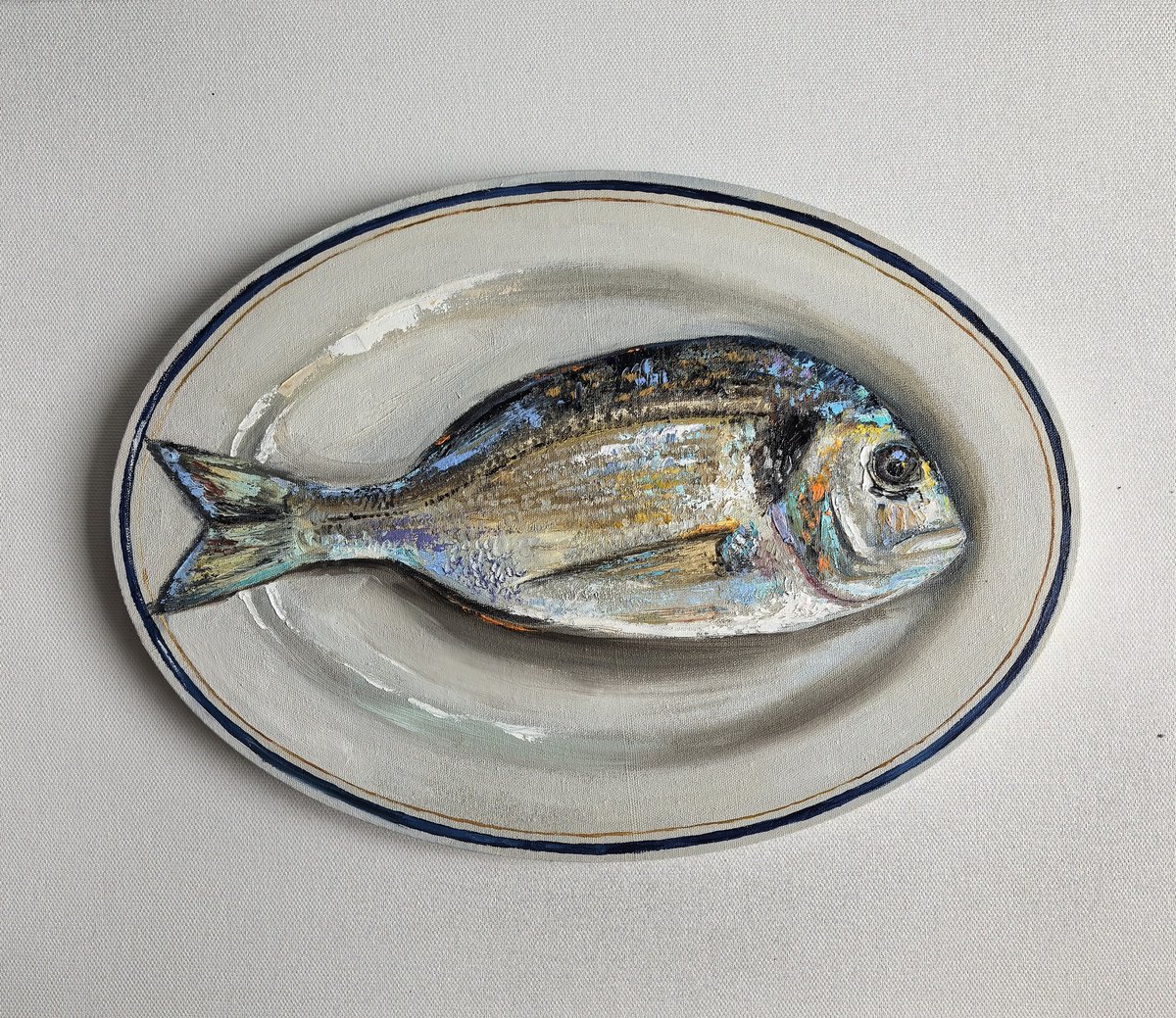 Gilthead bream fish by Leyla Demir