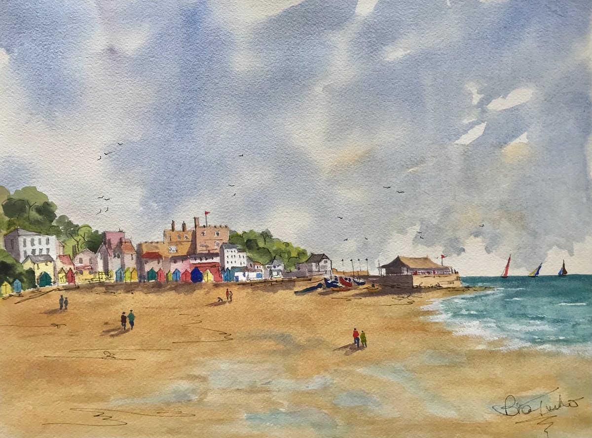 Viking Bay, Broadstairs by Brian Tucker